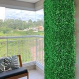 14 Placas De Grama Permanentes 60x40 Parede Verde Decoração Interna Realista E Rápida Instalação
