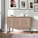 Aparador Buffet Com 3 Portas Bari Montana Preto