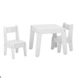 Jogo De Mesa E 2 Cadeiras Infantil Honduras Branco Brilho
