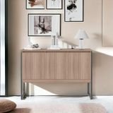Buffet Aparador Industrial Para Sala Dakar Montana Preto