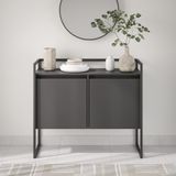 Aparador Buffet Para Sala Portugal Preto