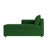 Recamier Divã Londres 140cm Suede Verde - Inova Decor
