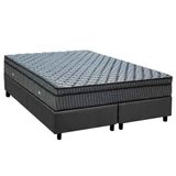 Colchão Queen Molas Ensacadas Superpocket Orthotel Luxo + Base Crc Suede Gray (158x198) - Ortobom
