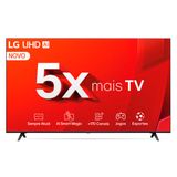 Smart TV 50" LG 4K UHD 50UT8050 Processador α5 Ger 7 AI 4K HDR10 Pro webOS 24 LG Channels Controle Smart Magic Alexa e Chromecast