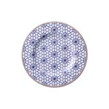 Prato Sobremesa Tramontina Abstratta Em Porcelana Decorada 21 Cm