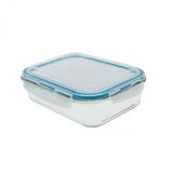 Pote De Vidro Retangular Hermetico Marmita 350 Ml - Mimo