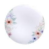 Prato Raso Tramontina Floratta Em Porcelana Decorada 28 Cm
