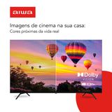 Smart TV Aiwa 55" Android, 4K, Borda Ultrafina, Dolby Vision & Atmos - AWS-TV-55-BL-01-A