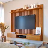 Painel Para Tv Até 70 Polegadas Loft 2 Pt Nature