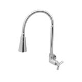 Torneira Cozinha Conic 2 Jatos C55 Parede 1/4 De Volta