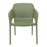 Cadeira Tramontina Gabriela Eco Em Polipropileno Oceano Clean Verde Oliva