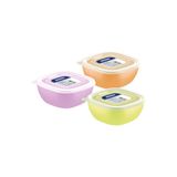 Pote Tramontina Mixcolor Em Polipropileno Com Tampa Transparente 600 Ml