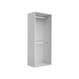 Guarda-roupa Modulado Tuyo 2 Cabideiros Branco 90 Cm