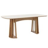 Mesa De Jantar Oval Pilar Freijó E Off White