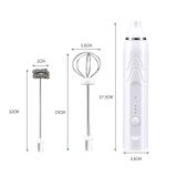 Mini Carregador Elétrico Usb Recarregável Para Batedor De Espuma De Leite