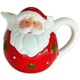Decoração Natal Papai Noel Jarra Bule Café Leite Noel 400ml