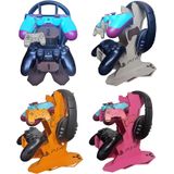 Suporte 2 Controles Headset Headphone Mesa Ps4 Playstation 4