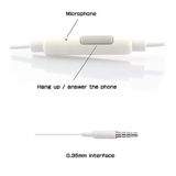 Fone De Ouvido De Painço No Ouvido 0.35mm Fones De Ouvido Portáteis Com Micro