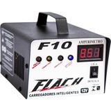 Carregador De Bateiria Inteligente 14v 10a Bivolt Flach F10