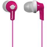 Panasonic Ergofit Fones De Ouvido In-ear Rp-hje120-p (rosa) Som Cristal Claro Dinâmico Ergonômico Comfort-fit