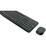 Teclado E Mouse Usb Sem Fio Logitech Mk235