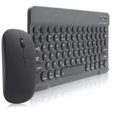 Kit Teclado E Mouse Bluetooth 5.2 Utra Fino Com Pc, Ipad E Android Preto
