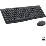 Logitech Mk295 Wireless Mouse & Keyboard Combo Com Tecnologia Silenttouch, Full Numpad, Advanced Optical Tracking, Lag-free Wireless, 90% Less Noise
