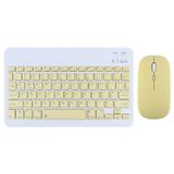 Conjunto De Teclado E Mouse Sem Fio Generic Yellow