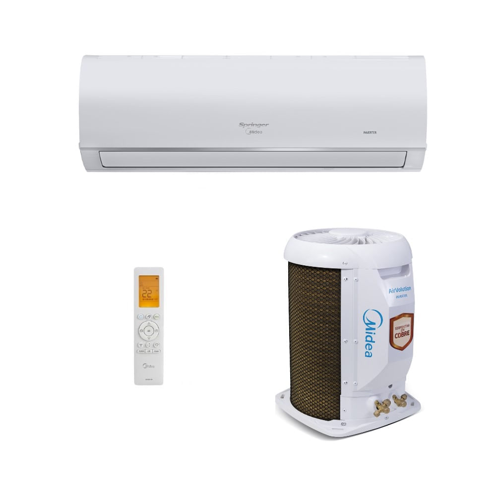 Ar-condicionado Split Hw Inverter Springer Midea Airvolution Connect 9.000 Btus R-32 Só Frio 220v