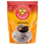 Café 3 Corações Solúvel Refil 40g