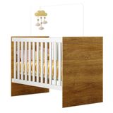 Berço Com Suporte Mosquiteiro Life Tigus Baby Branco Madeirado Ypê