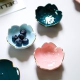 Japonês Creative Cherry Ceramic Plate Sopa Rice Bowl Cerami