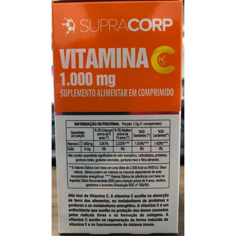 Vitamina C Droga Raia 500mg 30 Comprimidos