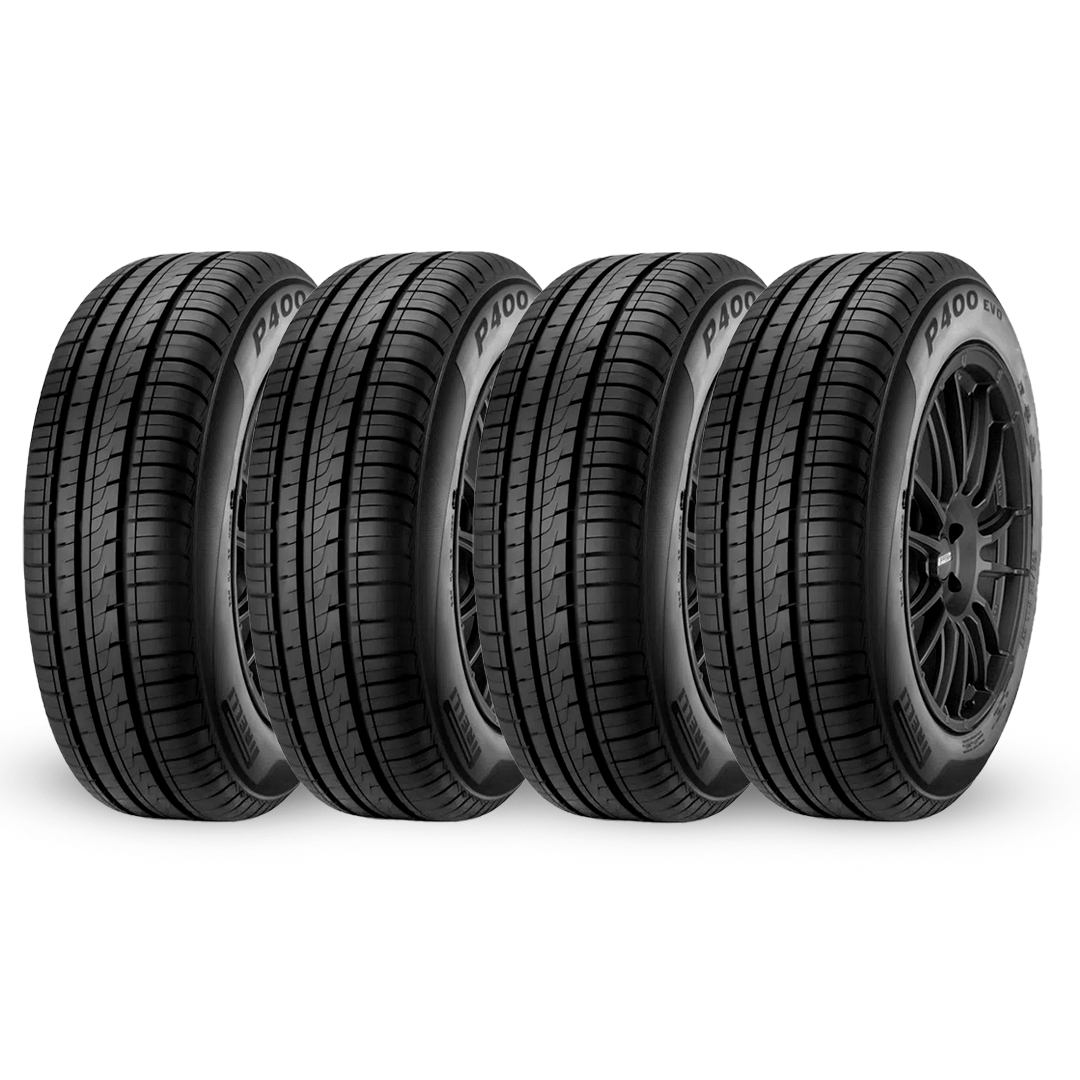 Kit 4 Pneus Aro 14 Pirelli 175/65 R14 82h P400 Evo