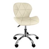 Cadeira Slim Office Estofada Base Giratória Cromada