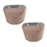 Descascador Fatiador Manual Kit 2 Uni Fruta Verdura Legumes Vegetal Aço Inoxidavel Lamina Cozinha