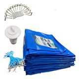 Capa Piscina 4x3 Térmica+limpeza+proteção Uv+kit - Oferta