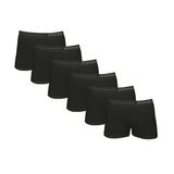 Kit 6 Cuecas Boxer Microfibra Zorba 839 Preto M