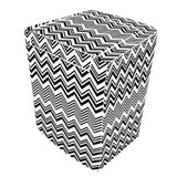 We Drop - Capa Maquina De Lavar Zigzag Com Abertura Superior - M
