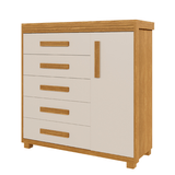 Comoda Londres Fenix 100% Mdf Cinamomo Off White