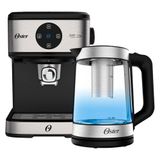 Kit Espresso Oster Cafeteira Double E Chaleira Tea 127v
