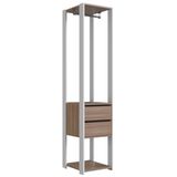 Guarda Roupa Closet 02 Gavetas 183x40cm Branco Montana Proddy