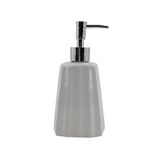 Saboneteira Liquida De Cerâmica Modelagem Lavabo Branco Luxo