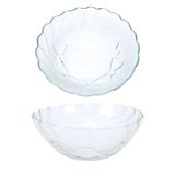 Kit Tigela Bowl Em Vidro Transparente 8 Peças 250ml