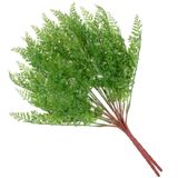 2 Ramos Artificial Salsinha Flor Plantas Com 13 Galhos 46cm