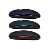 Mouse Sem Fio Weibo Silent Led Bluetooth Usb Recarregável