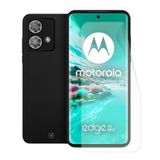 Kit Capa Silicon Veloz E Película Hydrogel Hd Para Motorola Moto Edge 40 Neo - Gshield