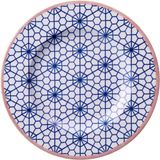 Jogo Pratos Sobremesa Lanche 6pçs 6 Pessoas Abstratta 21cm