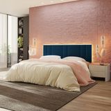 Cabeceira Estofada Cama Casal King Size Led Splend 200 Cm
