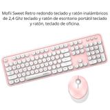 Wireless Set Keyboard + Wireless Mouse Mini 2.4 Ghz Sweet (w